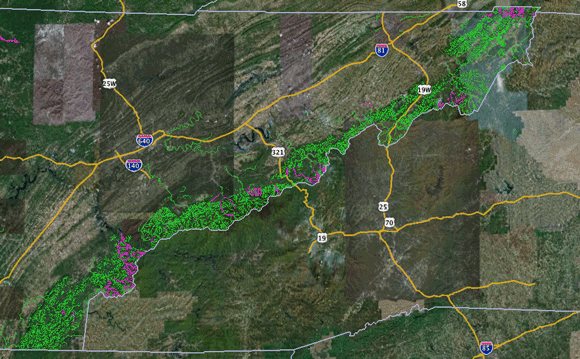 HQ and Trout waters in Eastern TN Highlands